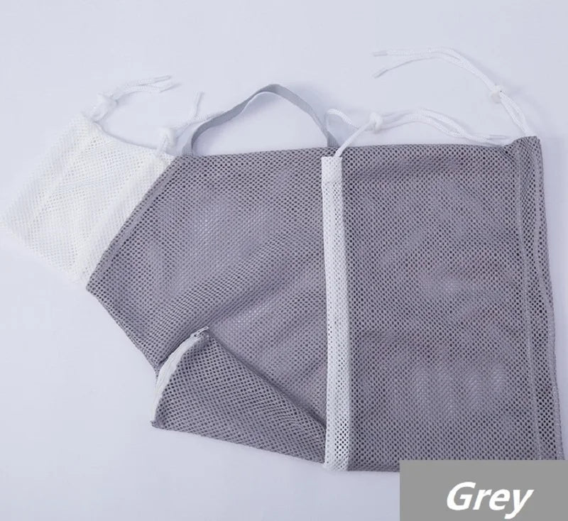 Sac de toilettage en filet pour chat, coloris gris
