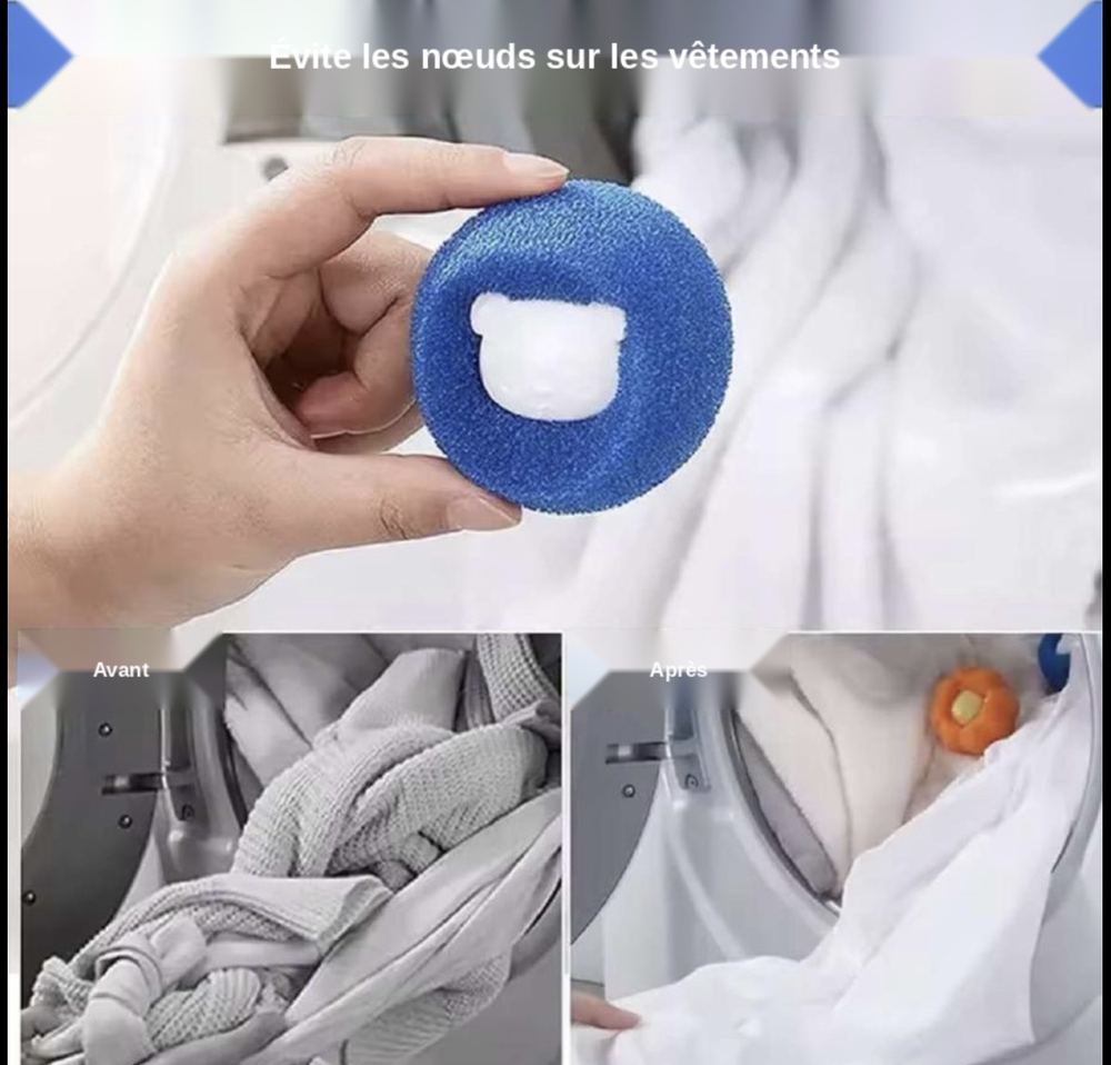Conçues pour éviter que le linge ne s’emmêle