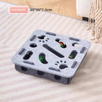 Boîte de jeu en feutre carrée, coloris gris