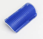Brosse d’angle pour chat, coloris bleu