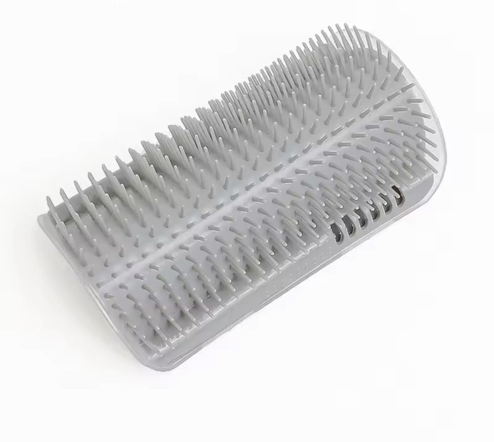 Brosse d’angle pour chat, coloris gris