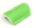 Brosse d’angle pour chat, coloris vert